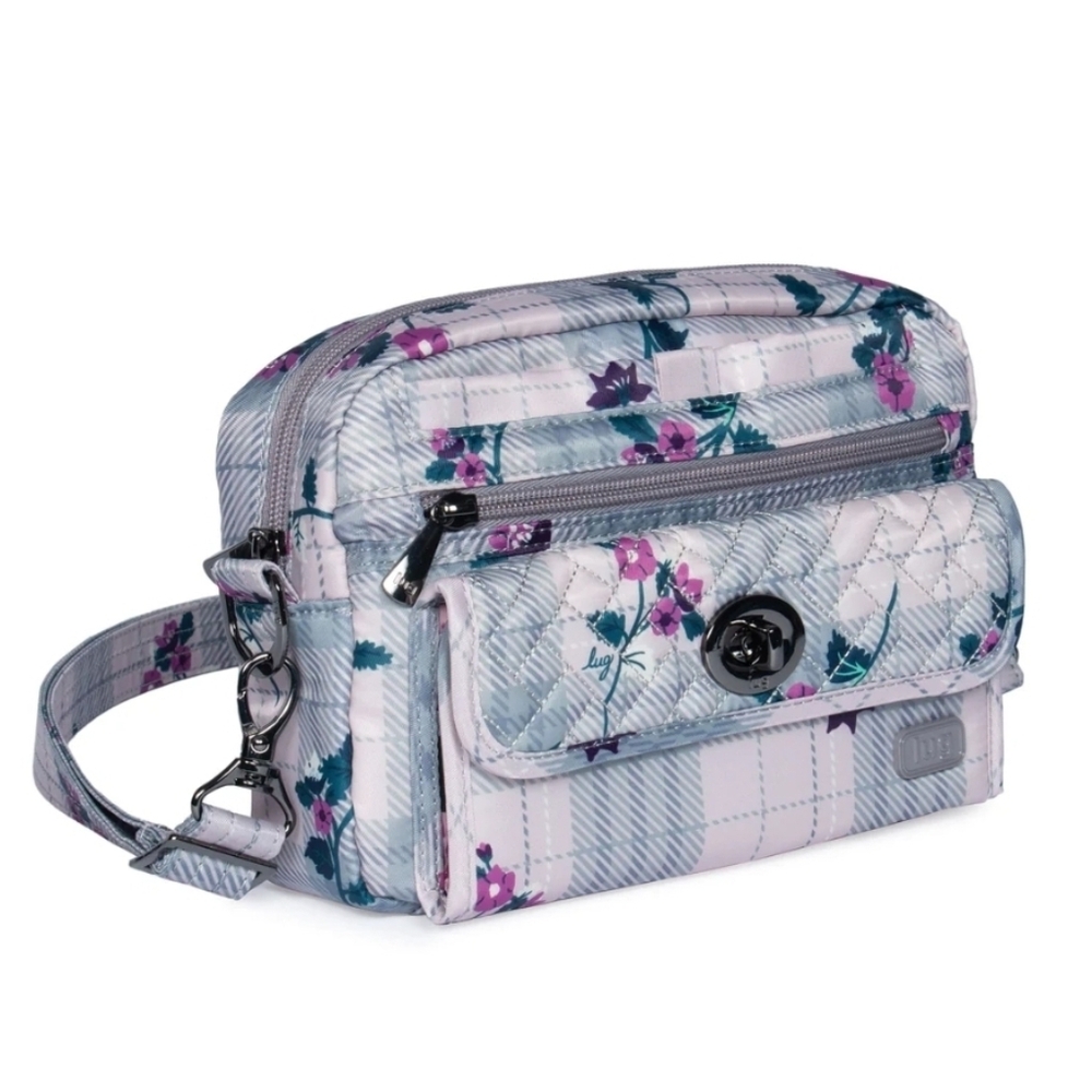 Lug Purse Switch Convertible Crossbody Shoulder Belt Bag Floral Open Wallet Tote
